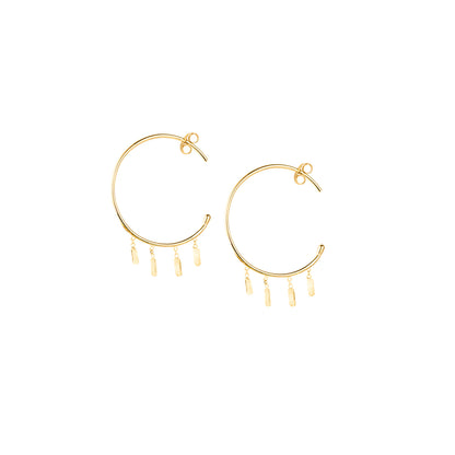Enchanting Gold Baby Hoop Earrings