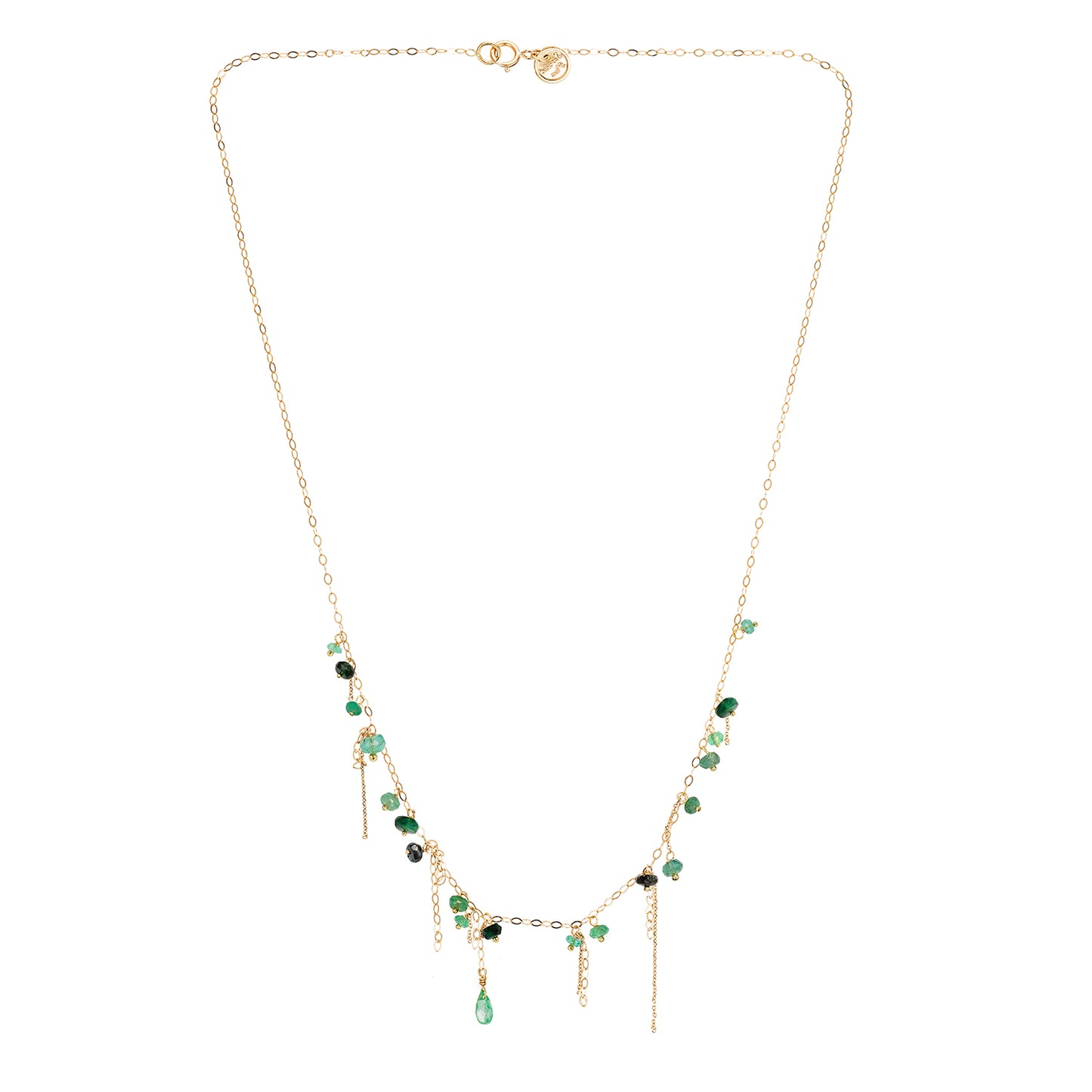 Pogo Punk Emerald Necklace