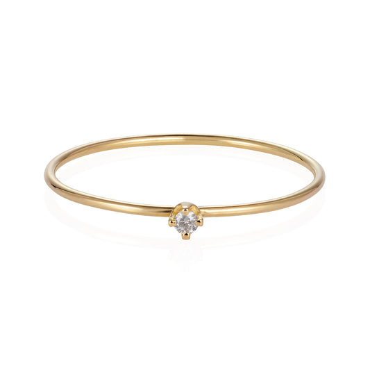 Salt and Pepper Diamond Ring