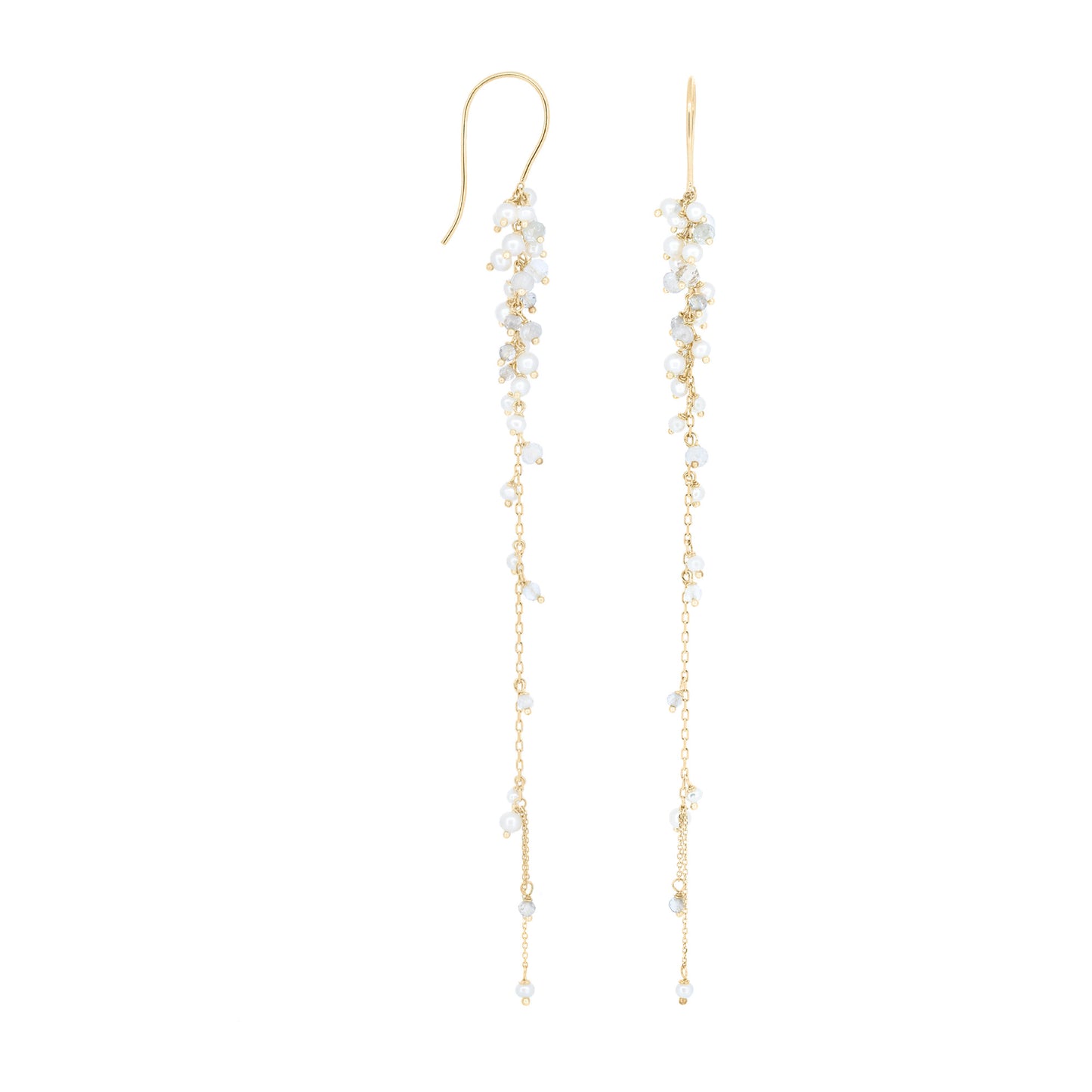 Goddess of Love Pearl Hook Earrings