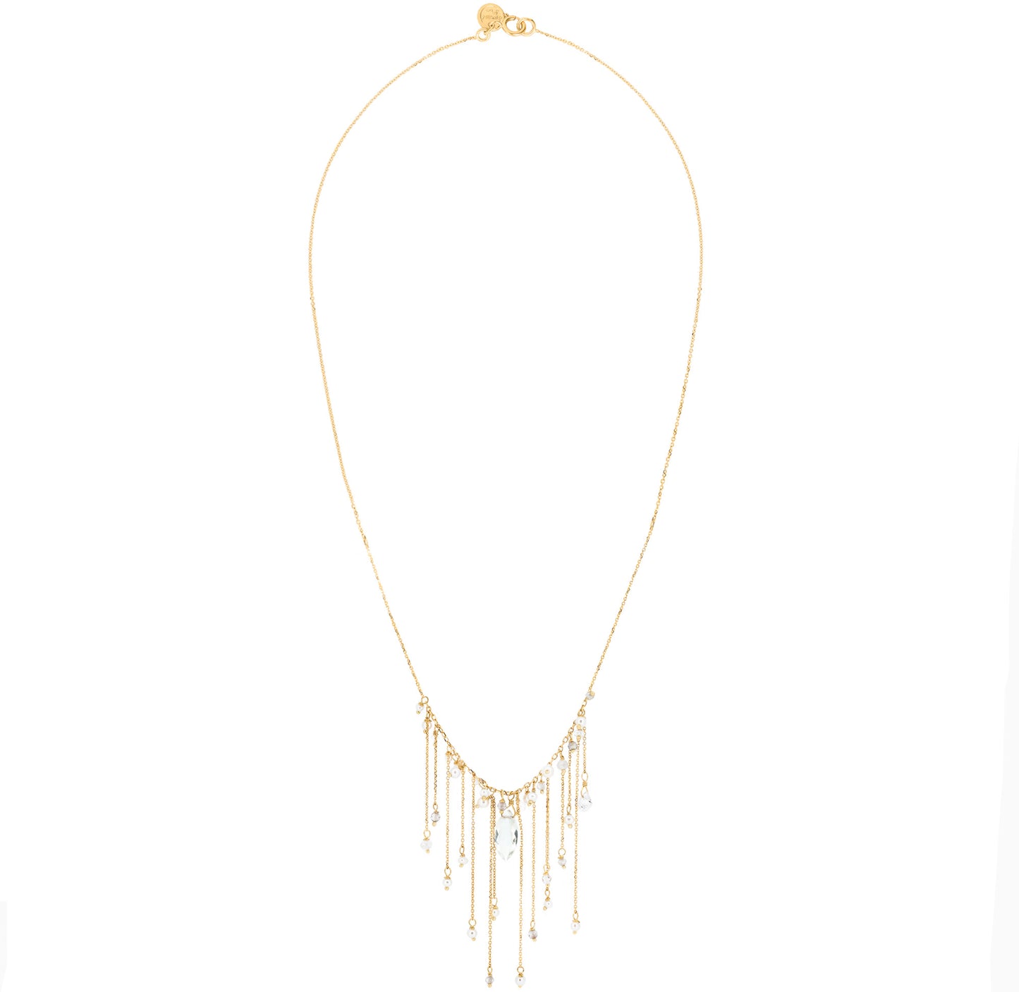 Goddess of Love Pearl Layered Chain Necklace