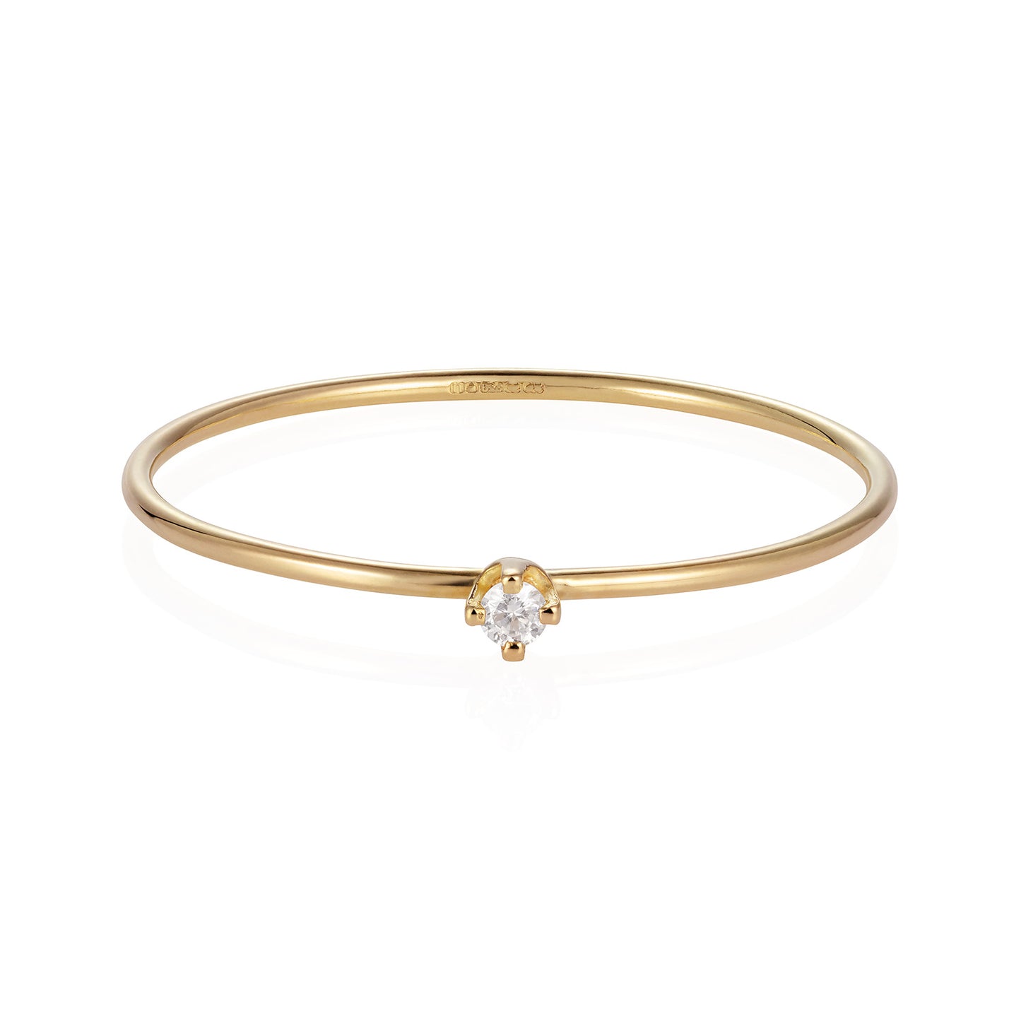 Pogo Punk White Diamond Ring