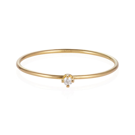 Pogo Punk White Diamond Ring
