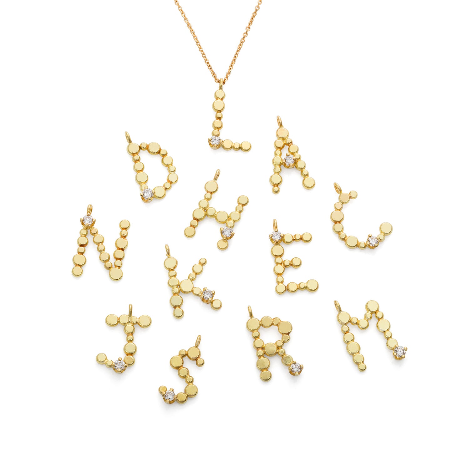 Love Letters 'C' Diamond Necklace