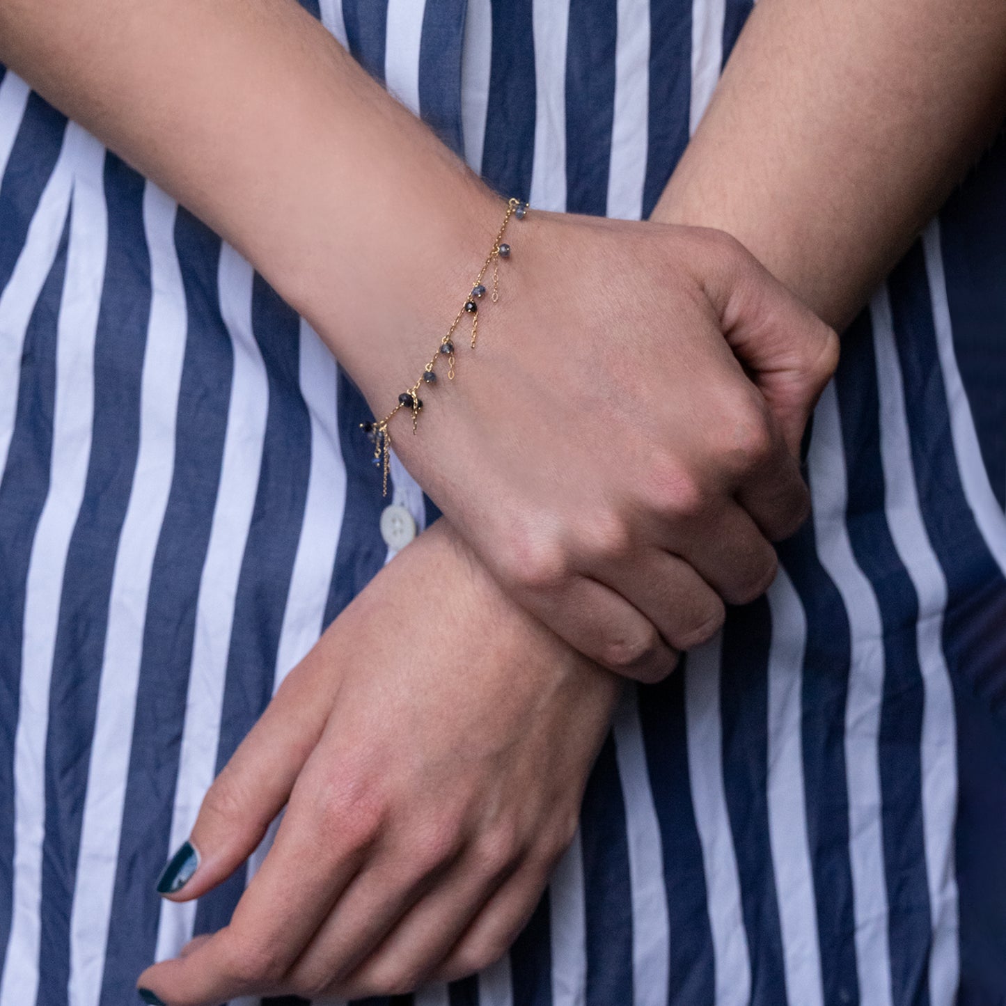 Pogo Punk Blue Sapphire Bracelet