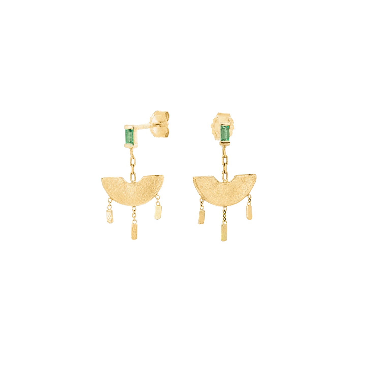 Enchanting Emeralds Dangling Earrings
