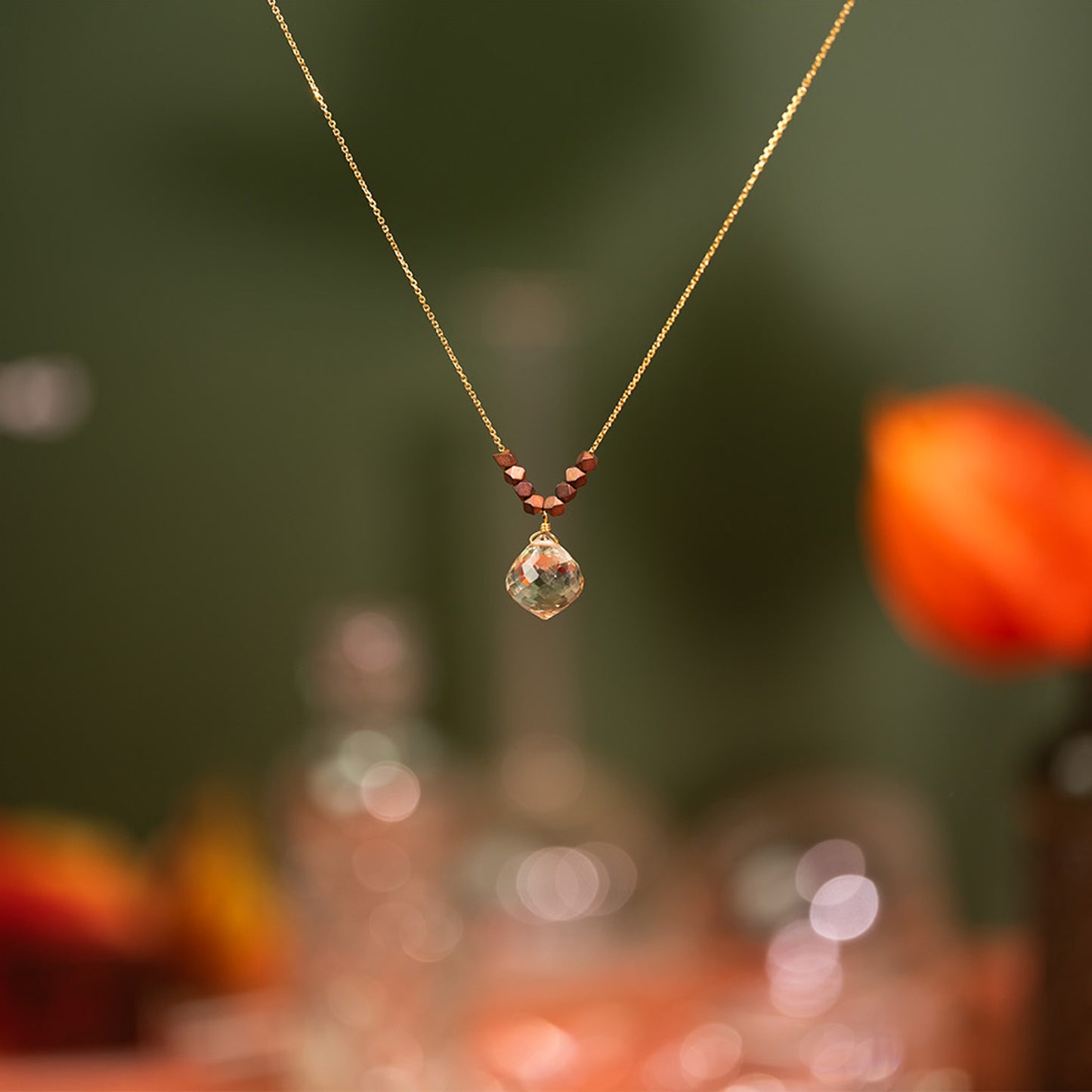 Sale Riverside Reeds drop necklace
