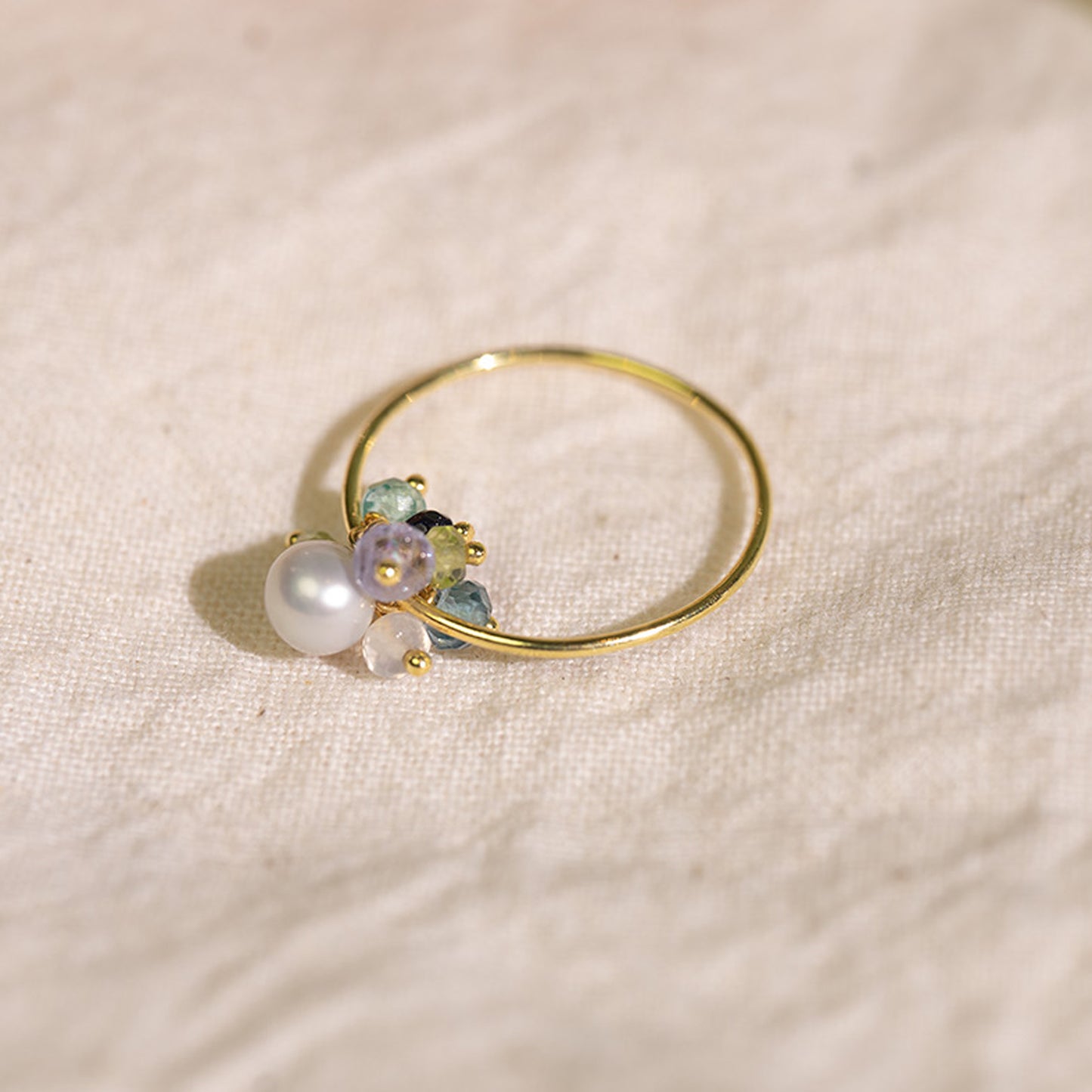 Sale Secret Garden Pearl and Cluster Ring