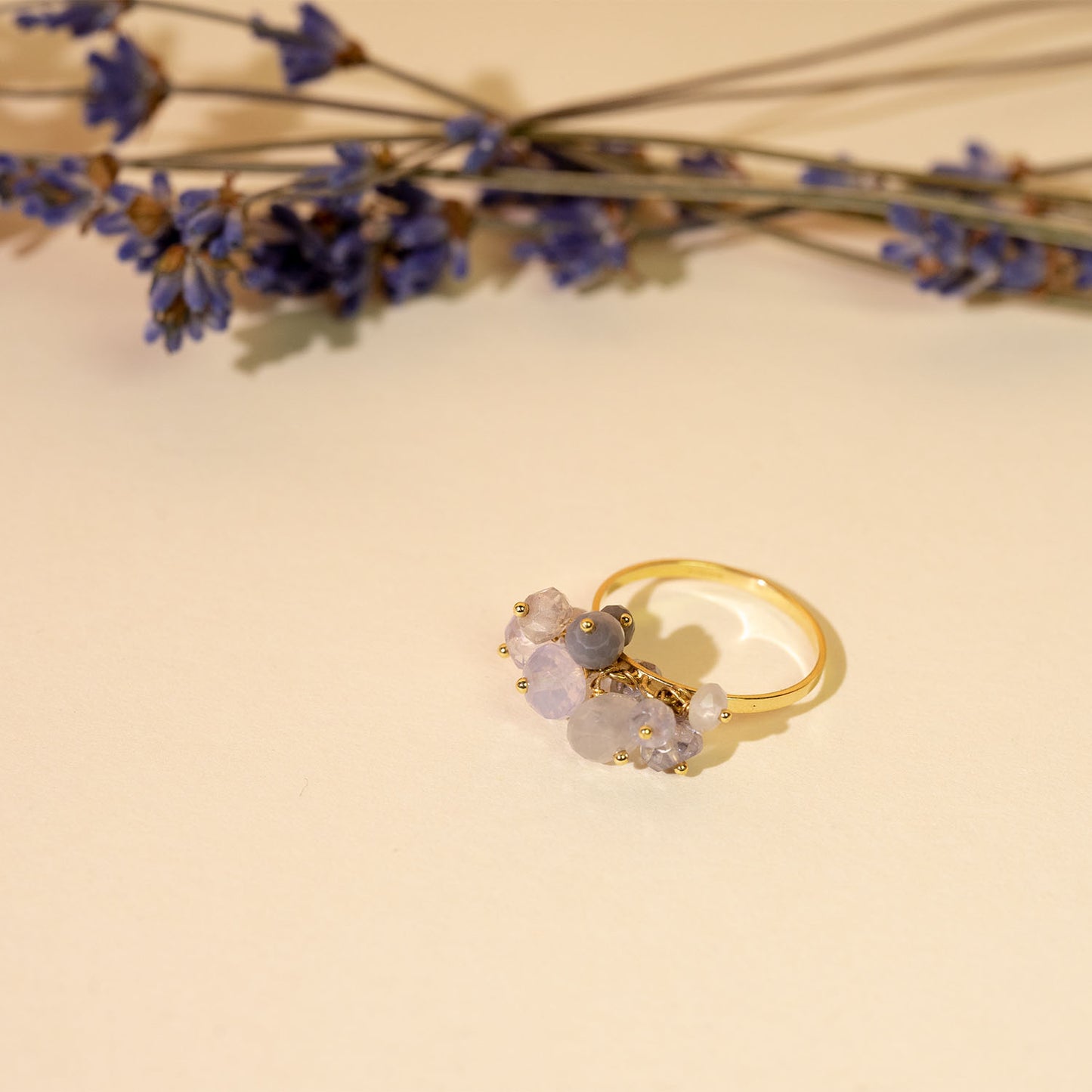 Sale Beaded Ring 18ct gold