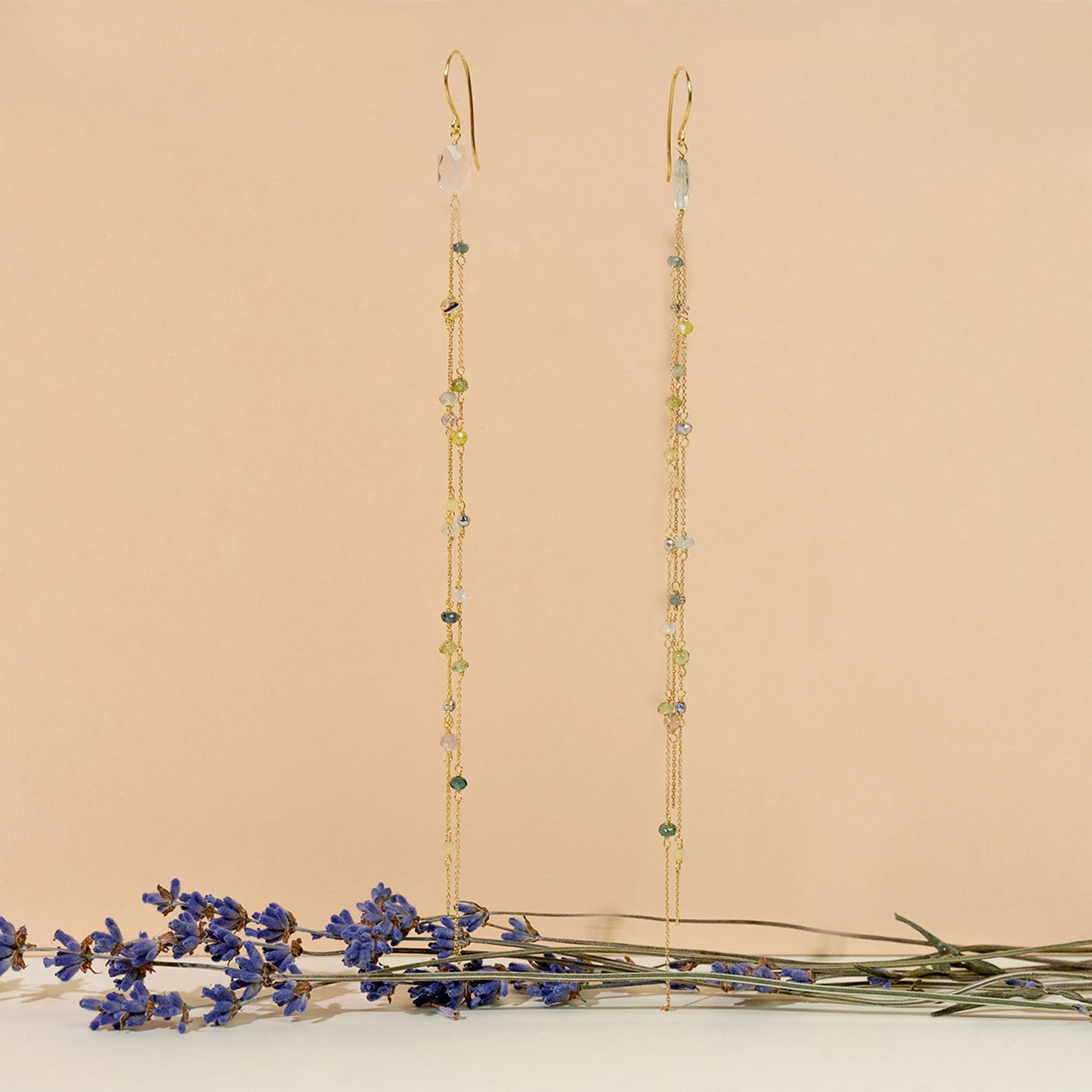Sale Winter Falls Hook Beaded Earrings