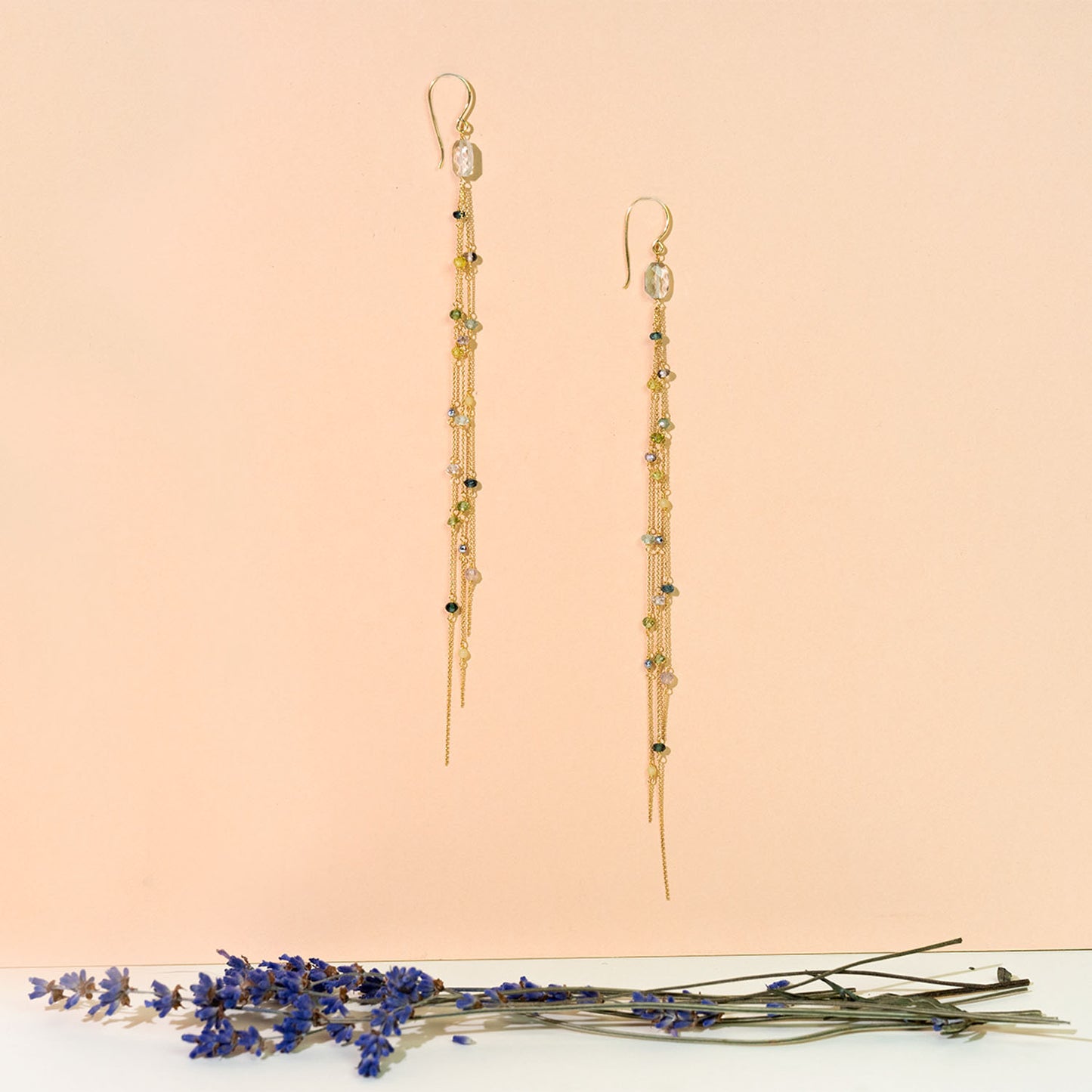 Sale Winter Falls Hook Beaded Earrings