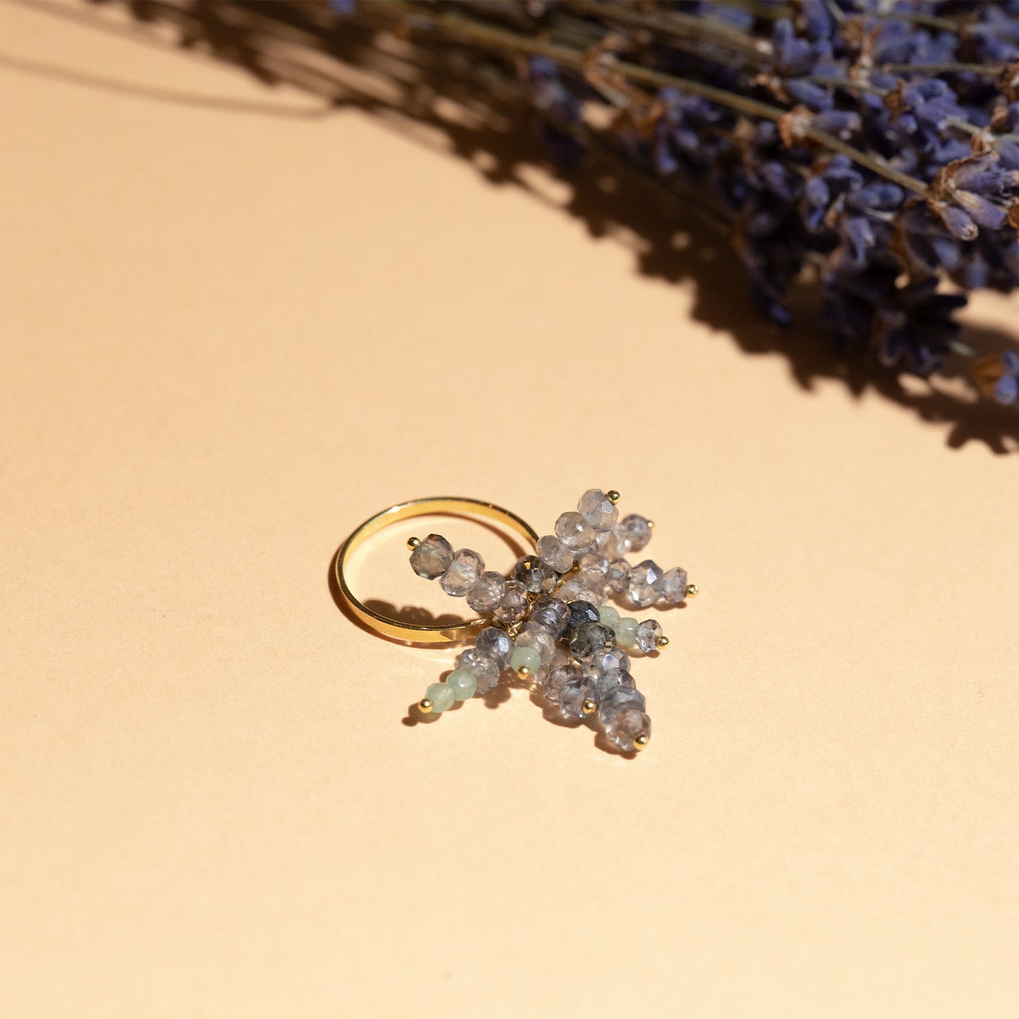 Sale Teal Tapestry Tantrum Ring 18ct gold
