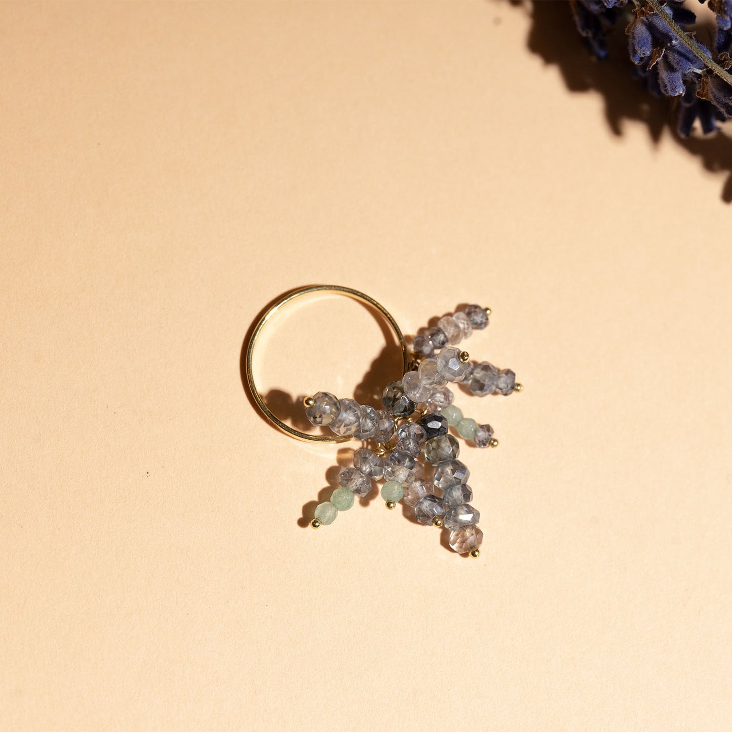 Sale Teal Tapestry Tantrum Ring 18ct gold