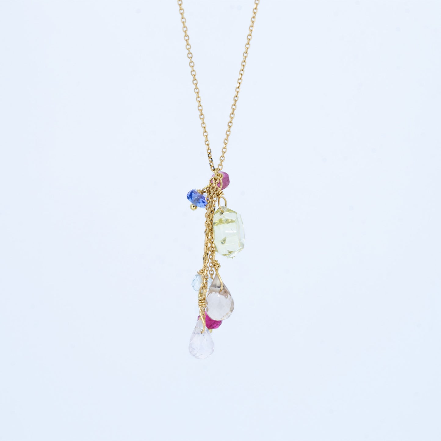 Bon Bon Pom Pom Lemon Quartz Necklace