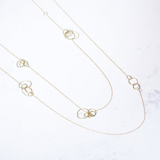 Sale Bubble Long Necklace