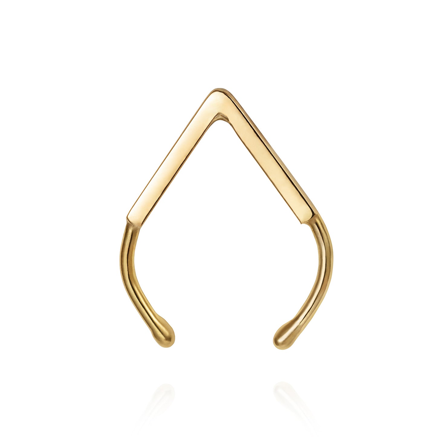 Gatsby Glamour 18ct gold ear cuff earring