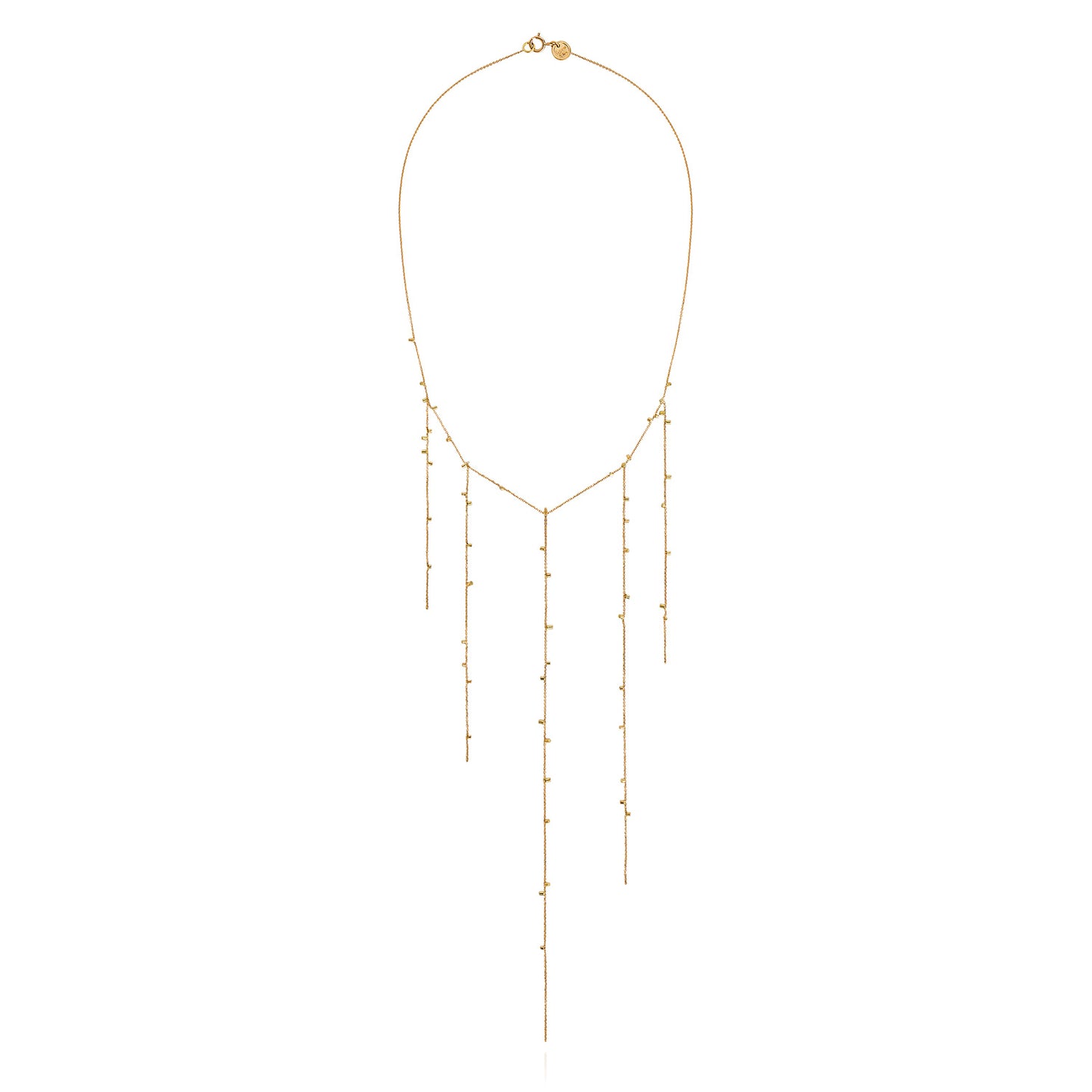 Gold Dust Five Strand Necklace