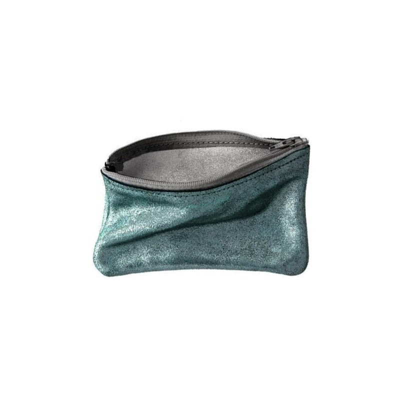 Tracy Tanner medium Flat Zip Pouch Evergreen