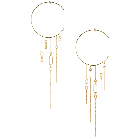 Linked with Love Large Hoop Earring
