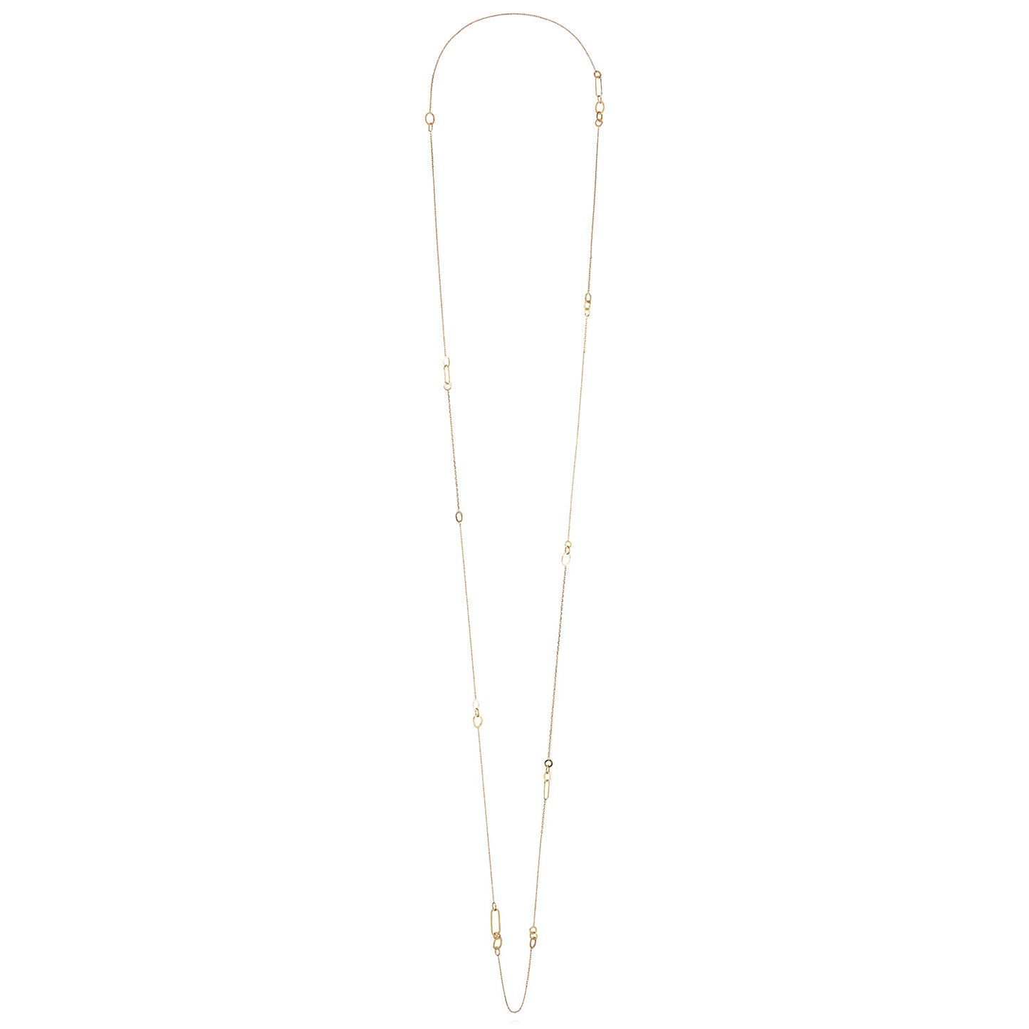 Linked with Love Long Necklace With Link Stations