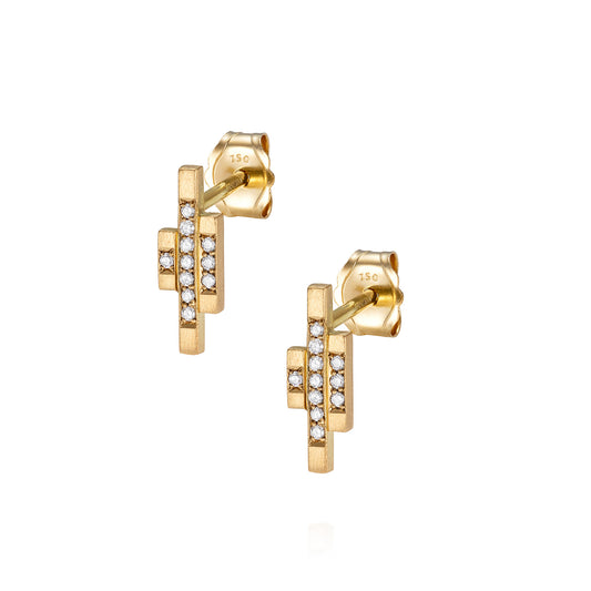 DECO DECADENCE DIAMOND PAVE STUD