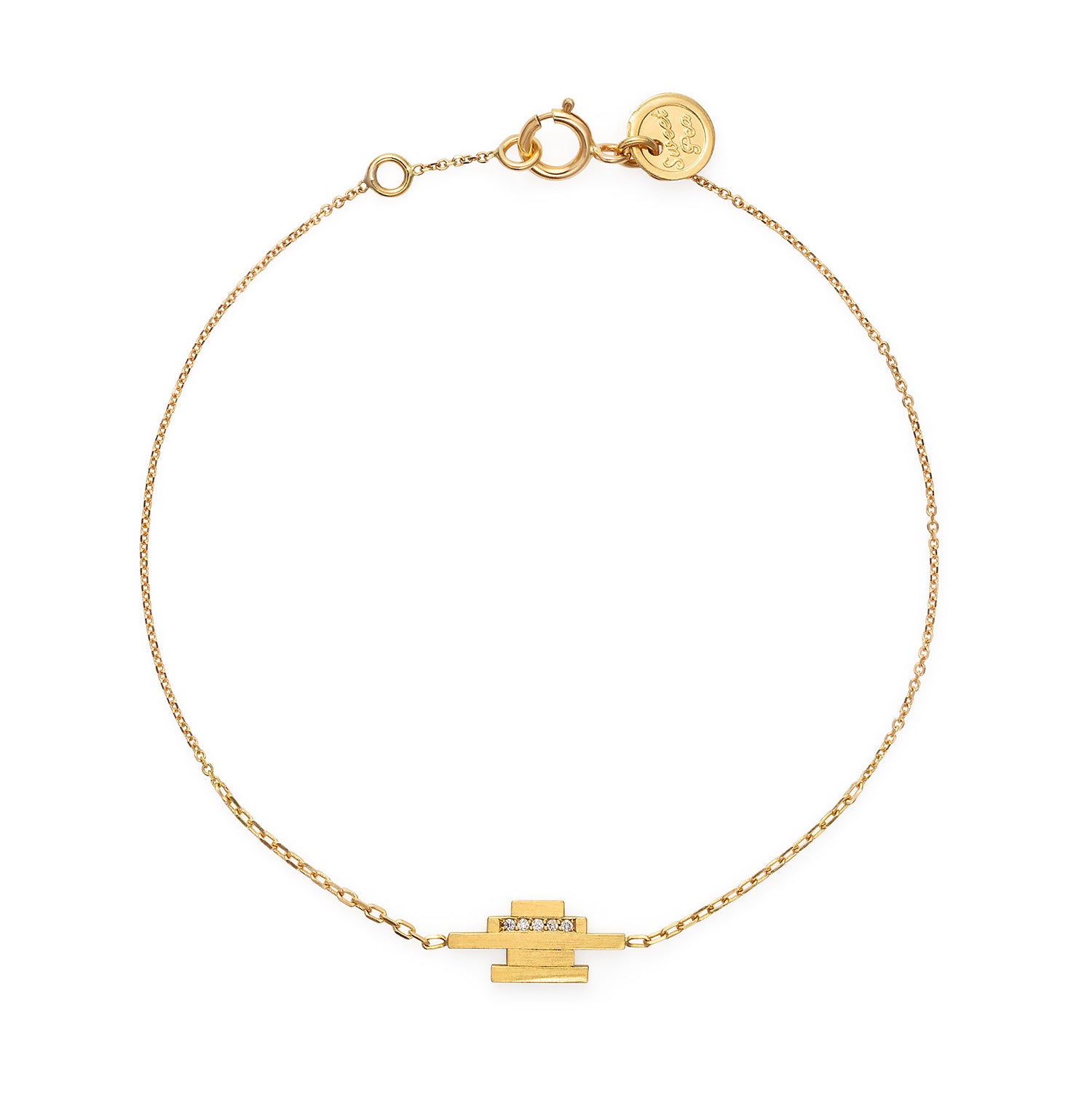 Deco Decadence Horizontal Diamond Bracelet