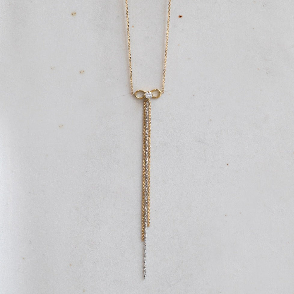 Brilliant on sale bow necklace