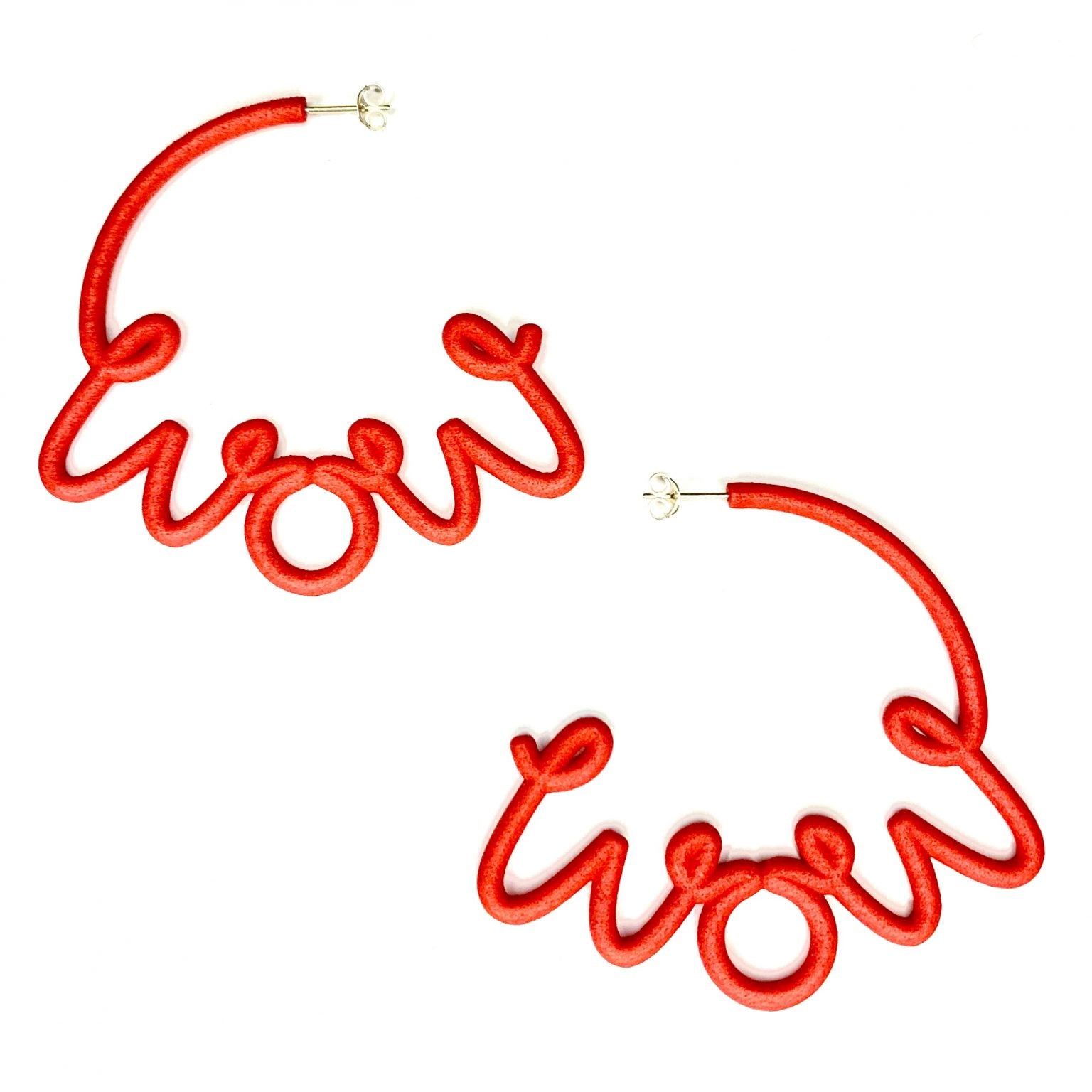 This is ‘WOW’ hoop earrings