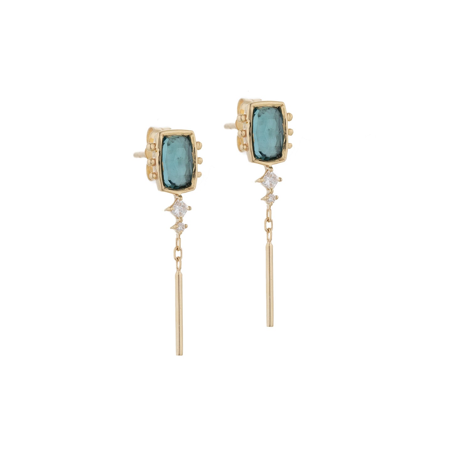 Céline Daoust One of a Kind Tourmaline and Diamonds Single Earring