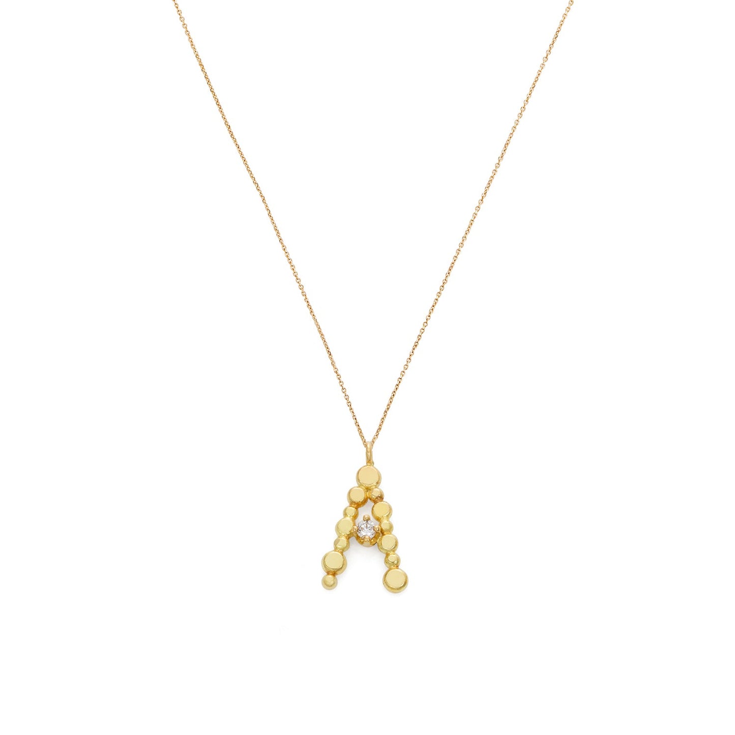 love letters 'a' necklace