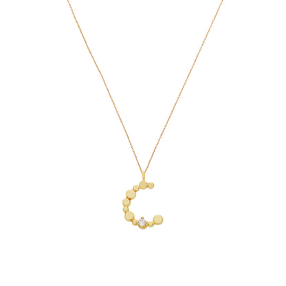 Love Letters 'C' Diamond Necklace