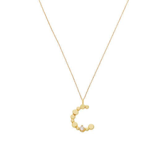 Love Letters 'C' Diamond Necklace