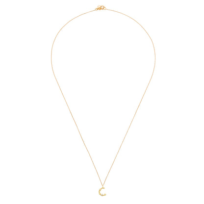 Love Letters 'C' Diamond Necklace