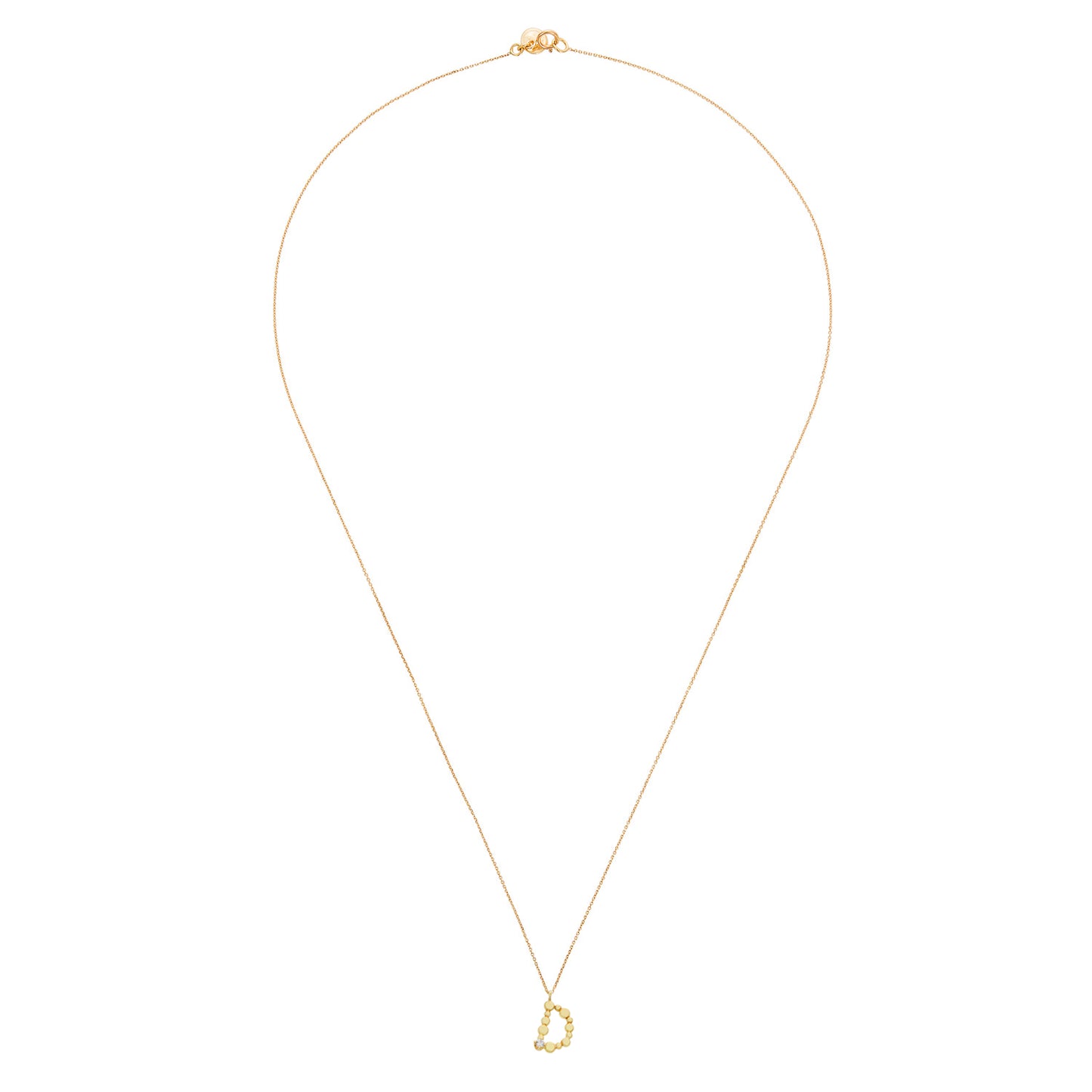 Love Letters 'D' Diamond Necklace