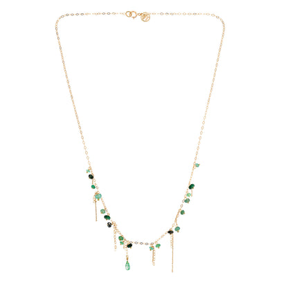 Pogo Punk Emerald Necklace