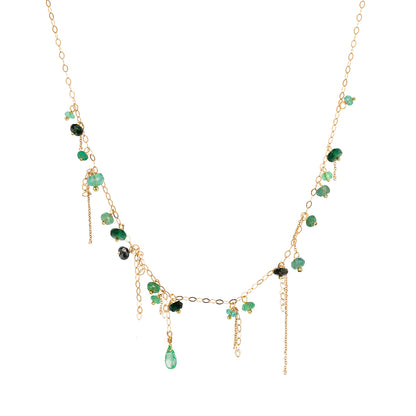 Pogo Punk Emerald Necklace