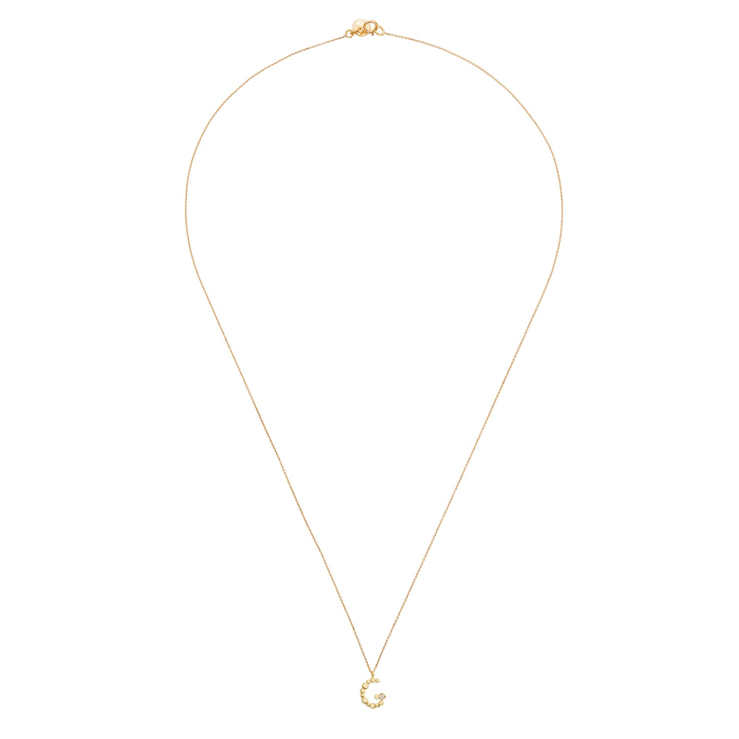 Love Letters 'G' Diamond Necklace
