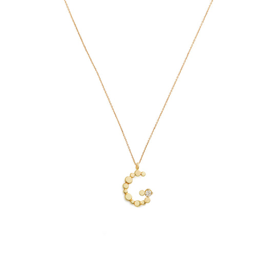 Love Letters 'G' Diamond Necklace