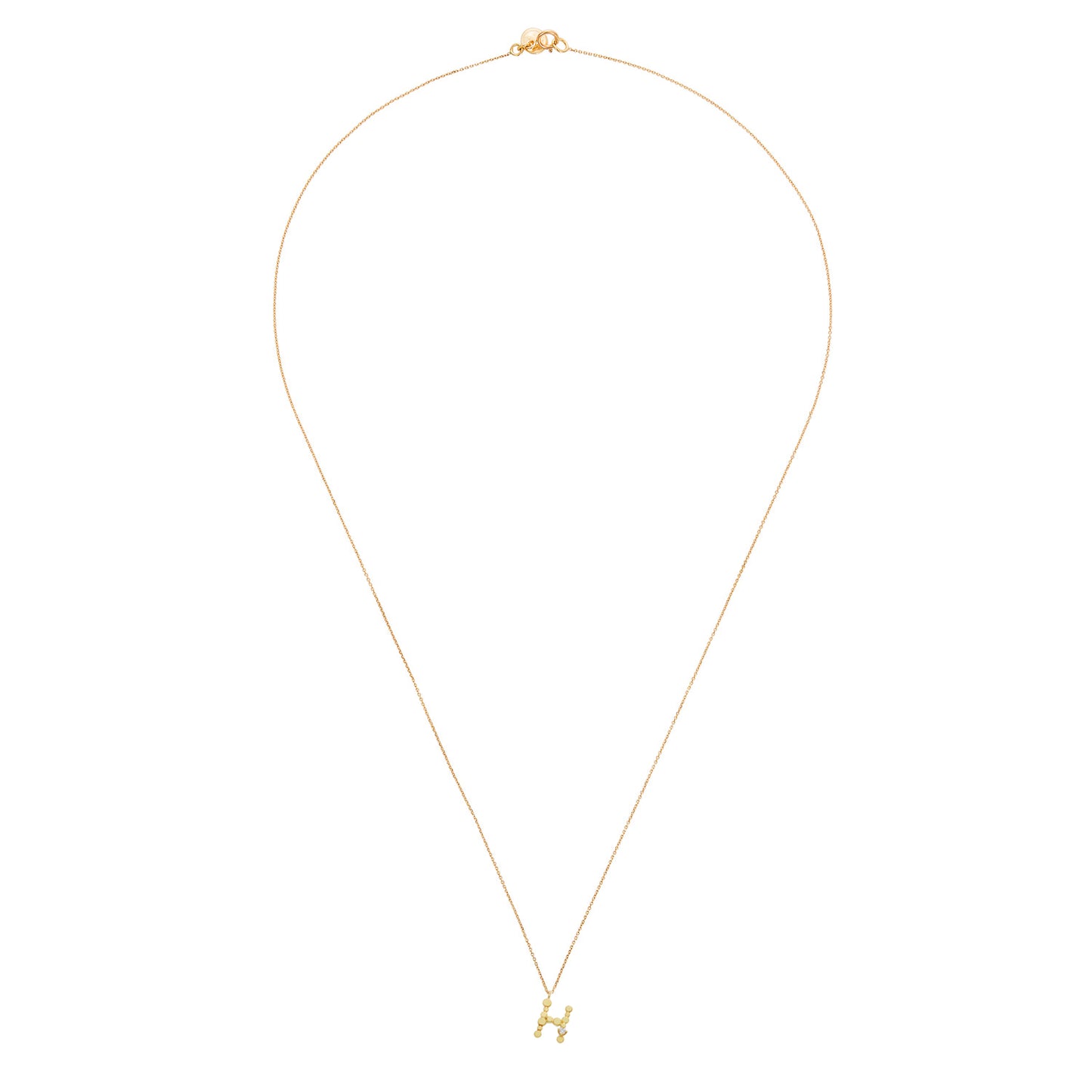 Love Letters 'H' Diamond Necklace