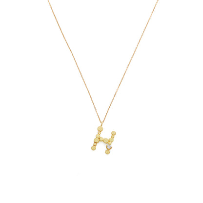 Love Letters 'H' Diamond Necklace
