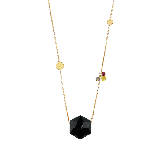 Mystic Chev Short Hexagon Necklace