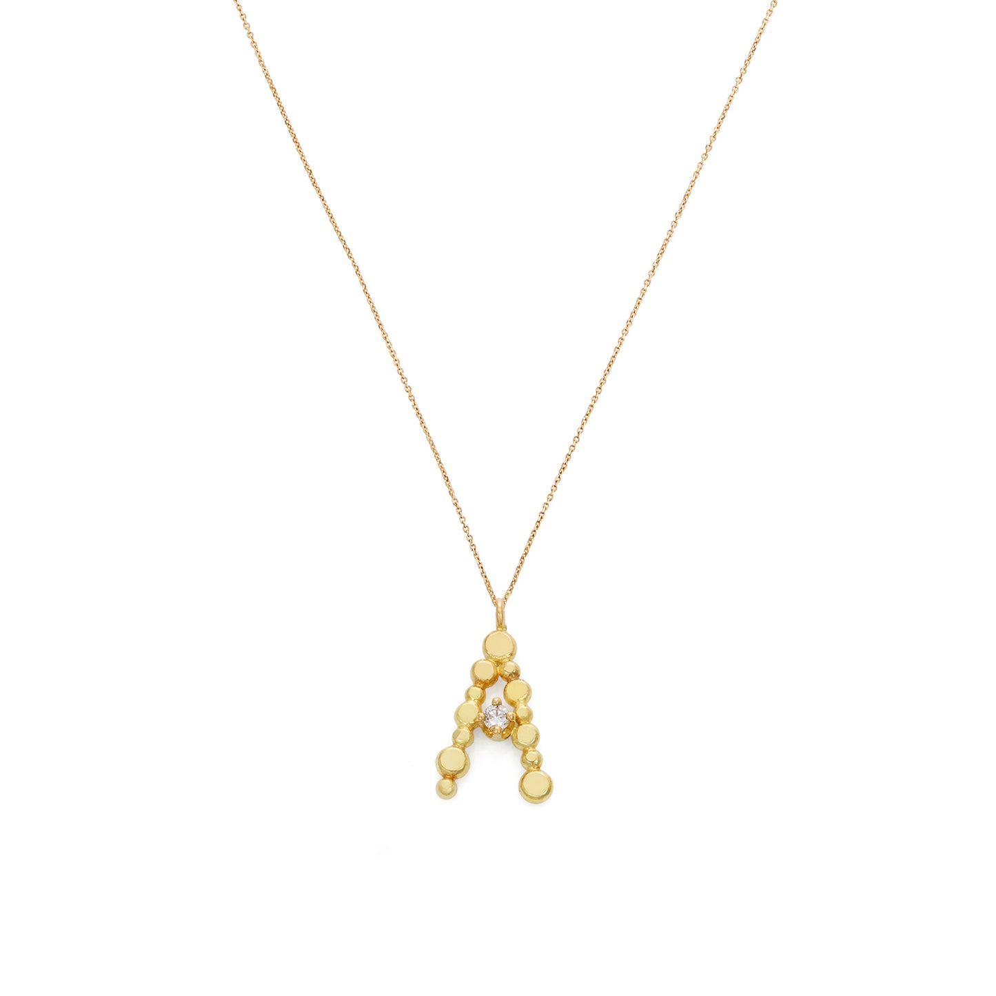 Love Letters 'A' Diamond Necklace