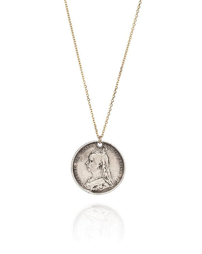 Laura Lee's silver Loved Token pendant on 9ct chain Necklace back