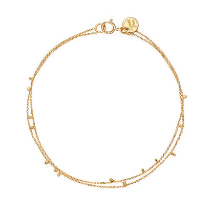 Gold Dust Double Strand Bracelet – Sweet Pea Jewellery