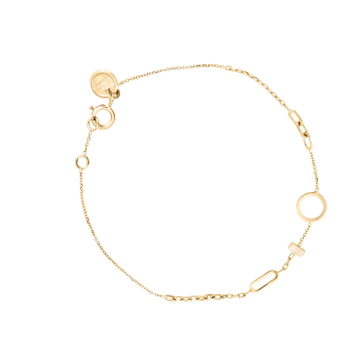 18ct Gold chains galore bracelet