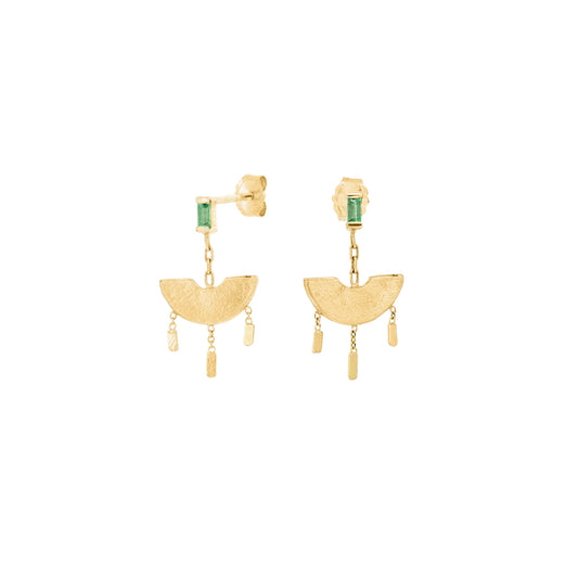 Enchanting Emeralds Dangling Earrings