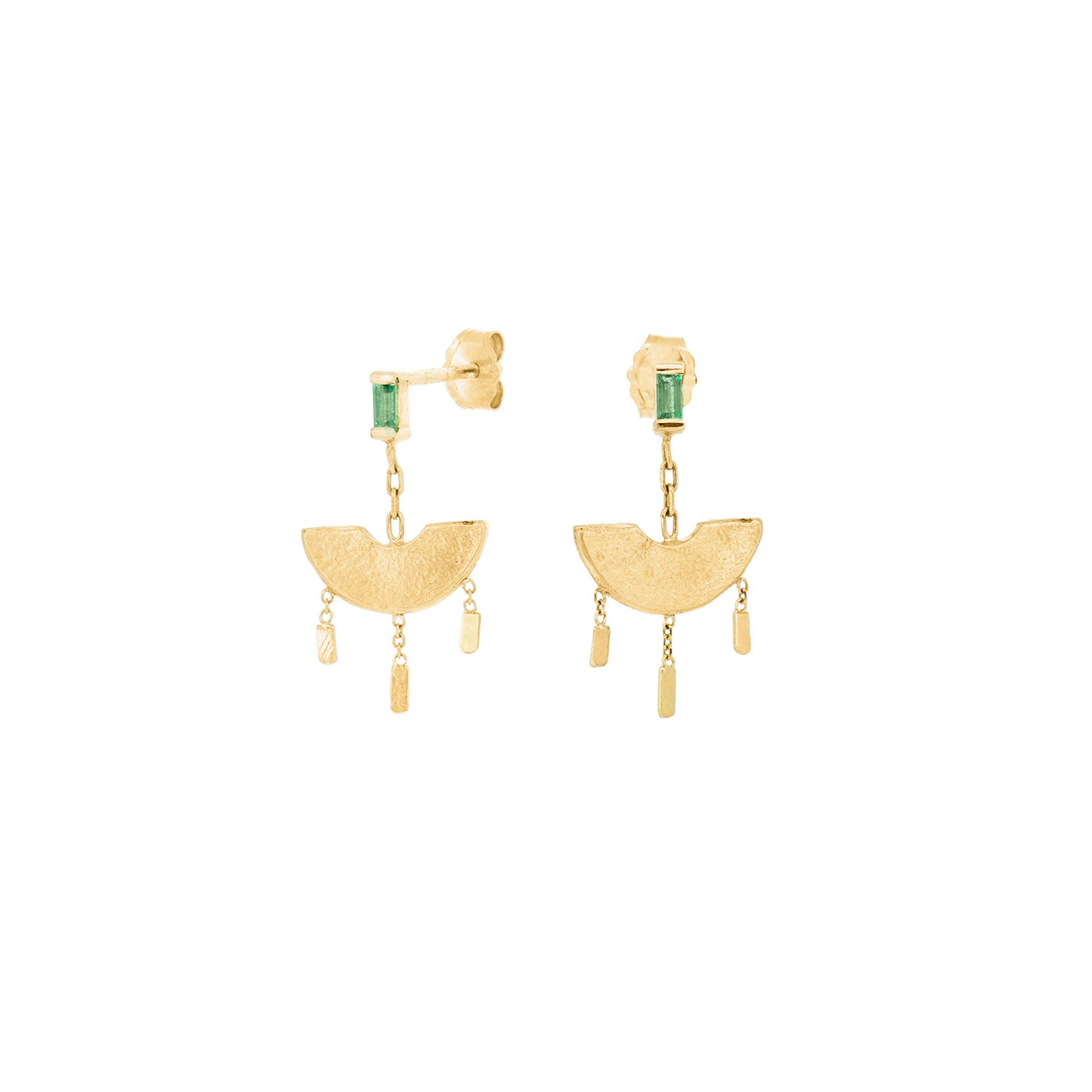 Enchanting Emeralds Dangling Earrings