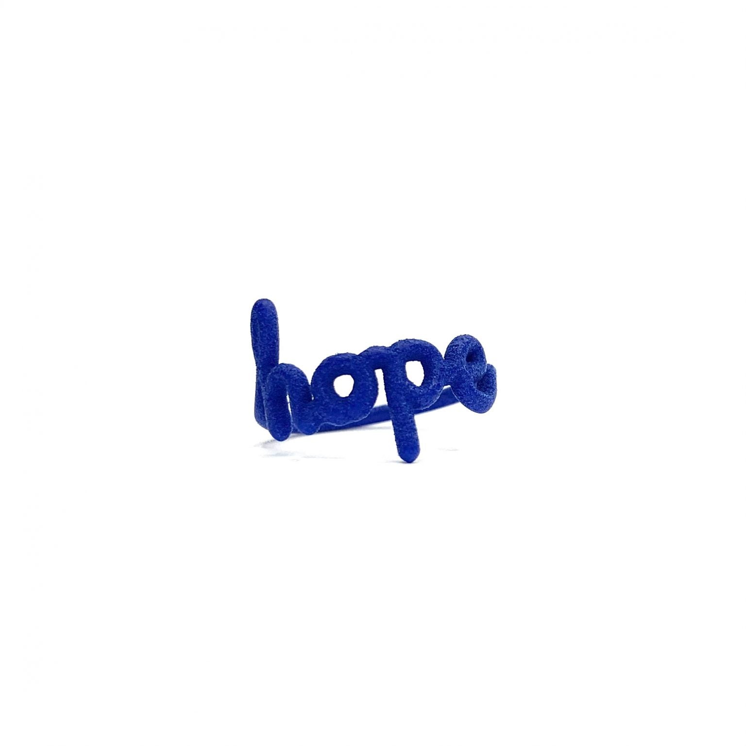 Zoe Sherwood 'Hope' Ring in  blue