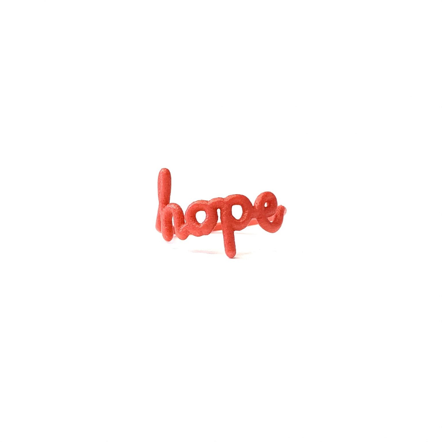 Zoe Sherwood 'Hope' Ring in red