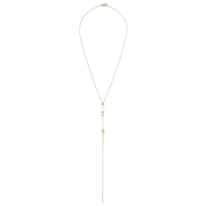 Linked with Love Lariat Style Necklace